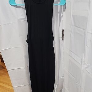 Express Black and White Sheath Maxi Dress